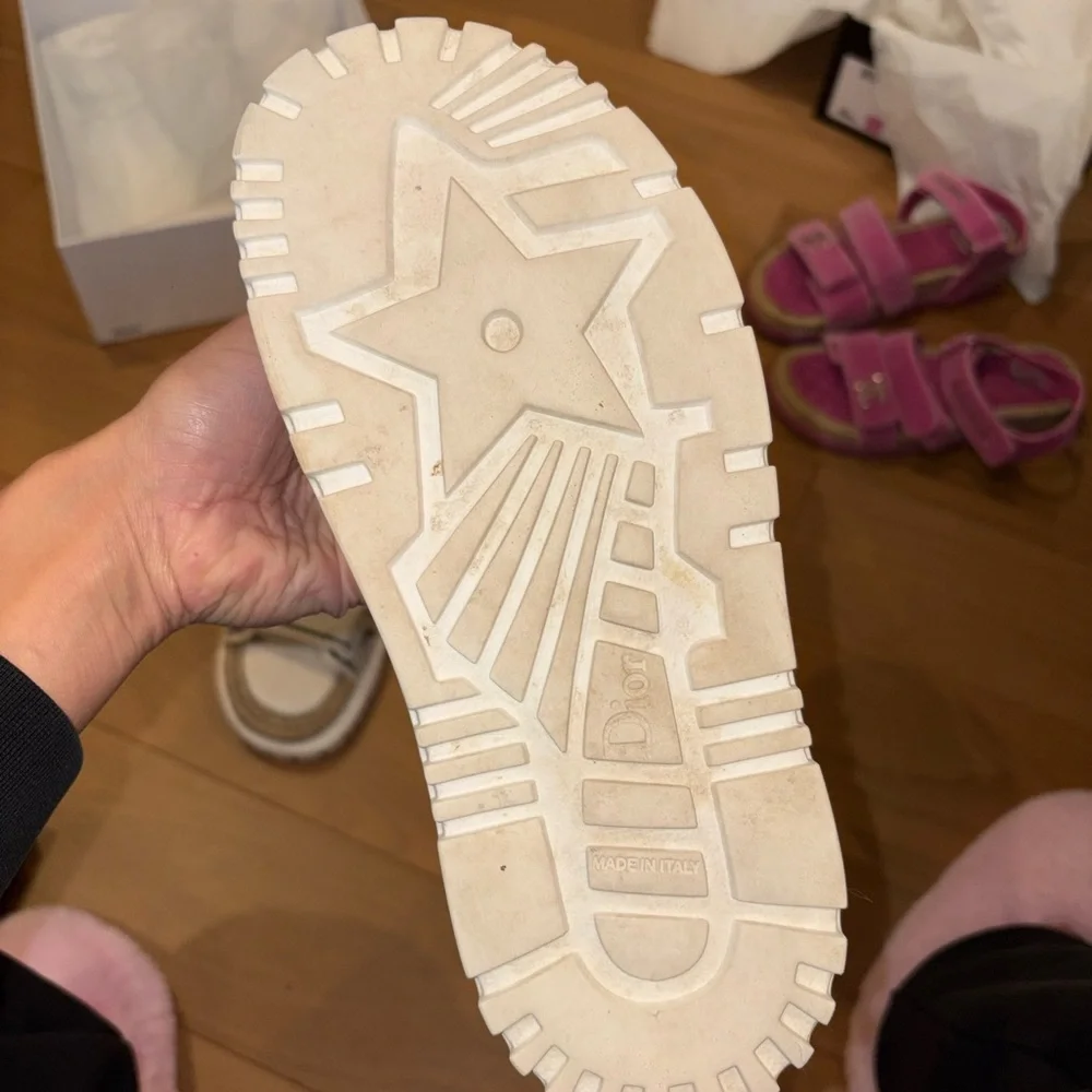 Dior White and Tan Sandals - Picture 4 of 4